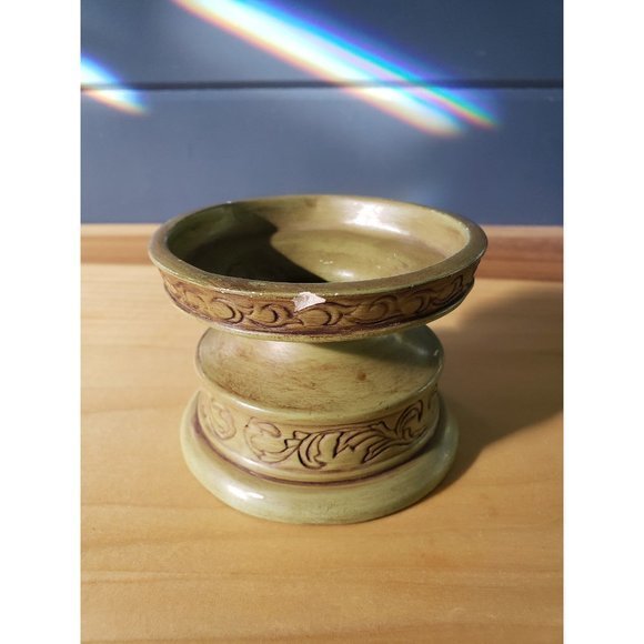 Vintage Ceramic‎ (?) Candleholder - Picture 3 of 5